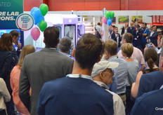 Crowds at the unveiling